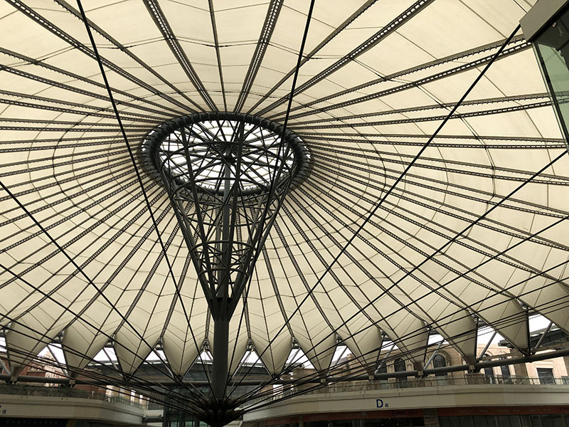 PTFE Membrane Roof Structure Solution for Foshan International Furniture Expo Mall