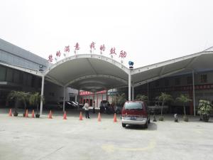 Residential White Car Parking Awning