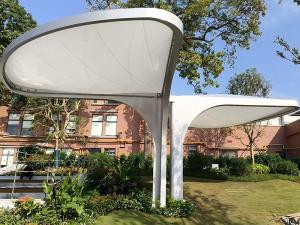 Self-cleaning weather-resistant ETFE cushion