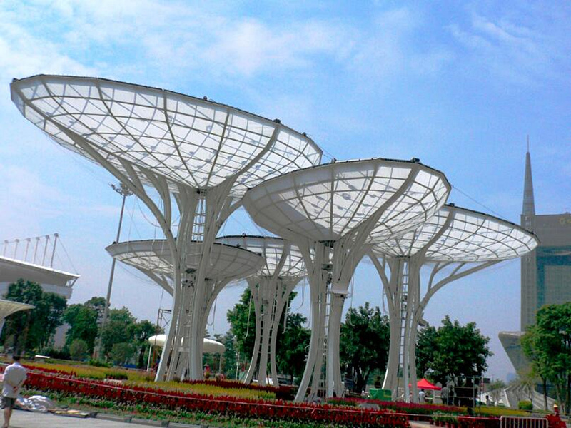 Theme of Tensile fabric structure-Landscape canopy