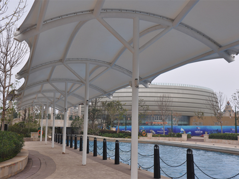 Our tensile structure withstands the test of typhoon