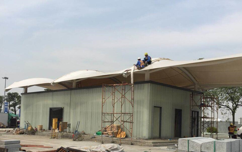 PTFE Membrane Structure Function Room in Guangzhou Baiyun International Airport 